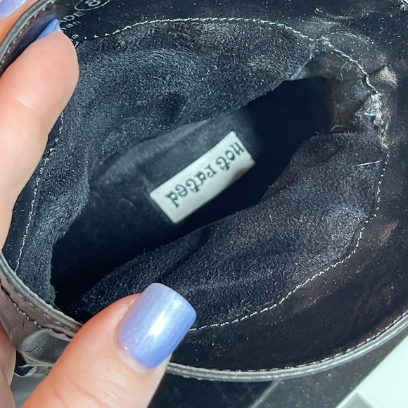 Not Rated pleather black booties with black studs size 8 - Picture 2 of 6